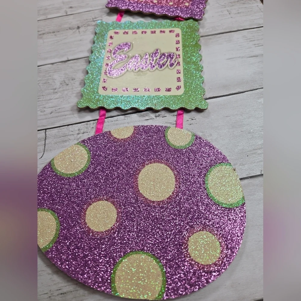 Easter Welcome Hanging Decorations Set Of Two